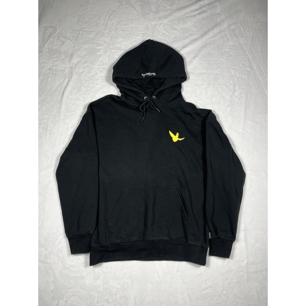 Vintage Mark Gonzales Schmoo Logo Hoodie Double Sided Graphic Size Small